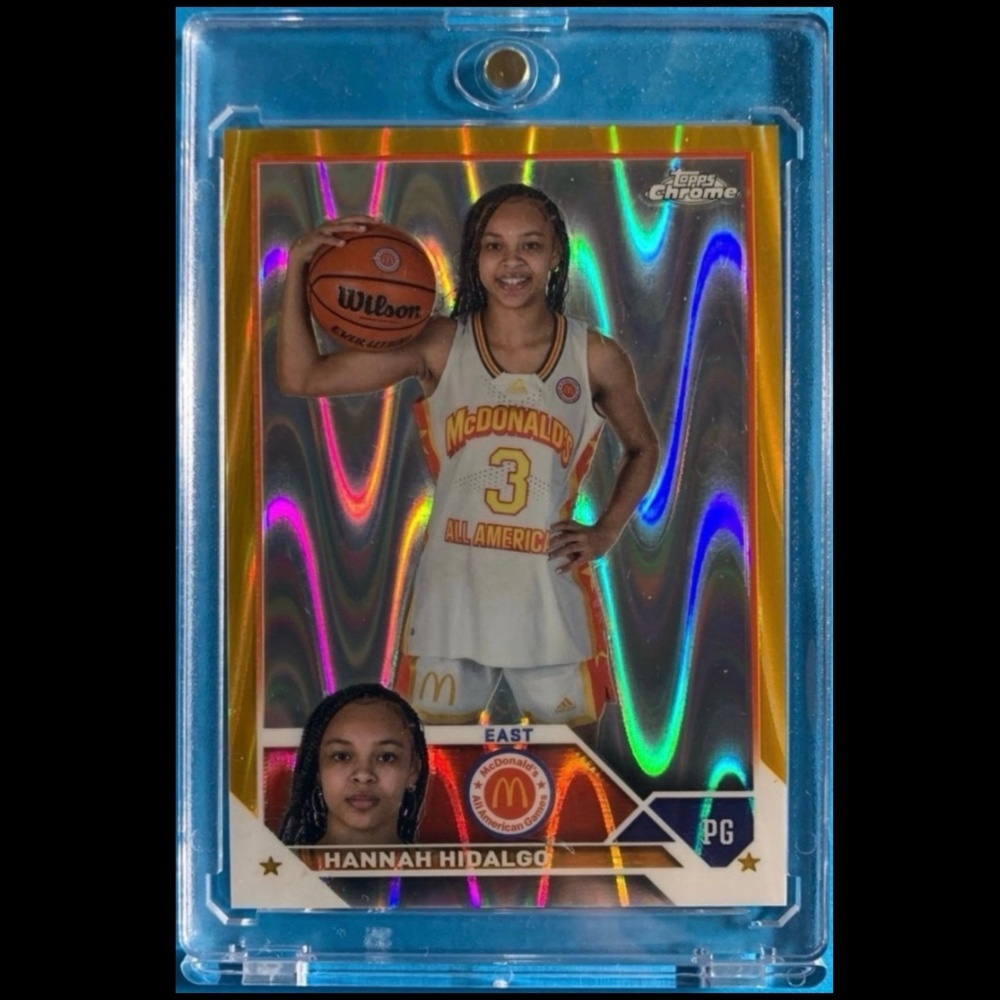 Hannah Hidalgo GOLD Refractor /50 Rookie Card SSP - only 50 copies made